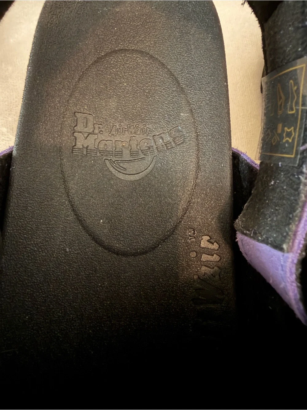 Dr. Martens Suede Kole Sandals in Twilight Purple Unisex M 13 W 15 EU 47 *New